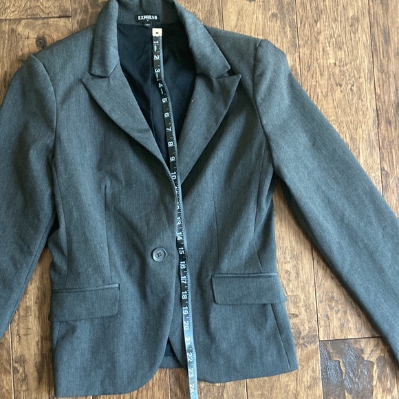 Express Charcoal Flared Suit - Picture 6 of 13